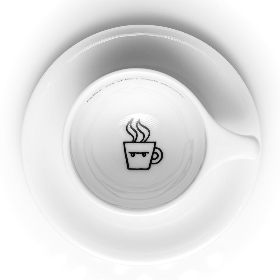 NotNeutral 3oz Espresso Cup + Saucer – Vigilante Coffee Company